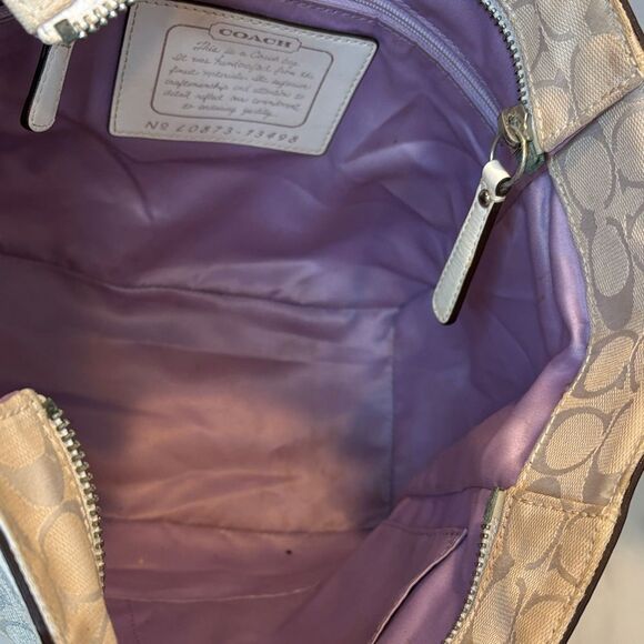 Coach Patchwork Lurex Metallic EW Gallery Tote - HTF - Picture 13 of 16